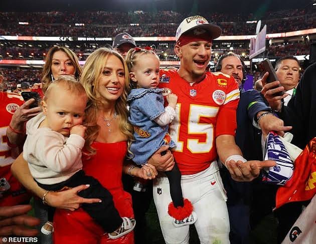 Patrick Mahomes insists he's 'DONE' having kids after wife Brittany announced they're expecting their third child last week