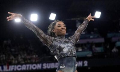 US star Simone Biles makes highly anticipated Olympics entrance as UK's .......... eyes third gold ..See More Story