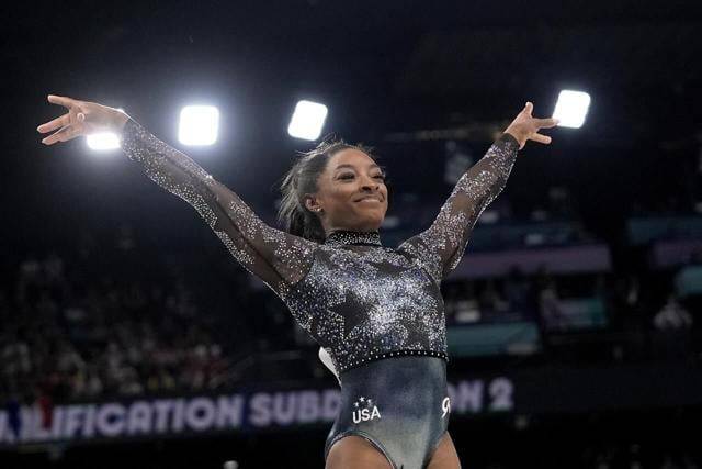 US star Simone Biles makes highly anticipated Olympics entrance as UK's .......... eyes third gold ..See More Story