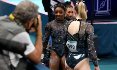 “She is an outstanding gymnast and person — just, like, overall human — so what she was able to do with looking like she, you know, had some soreness or something in her lower leg. It is remarkable. “Simone was great. She was outstanding. That’s how she trains. I mean, she comes out and she comes into the gym and she does her job. She did that (in training) and she just did it again here. She’s fun to watch.”