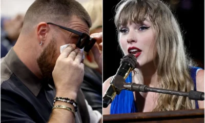 Taylor Swift Fans Are Literally Crying Over Travis Kelce's Emotional Reaction to a Rare Lyric at the Eras Tour