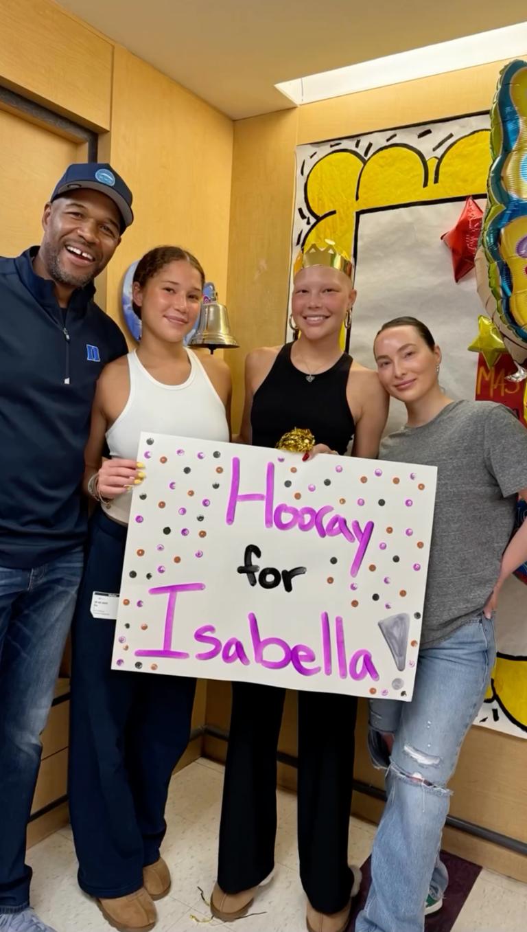 Michael Strahan celebrates ‘superwoman’ daughter Isabella ending ............. ‘I am one proud dad’