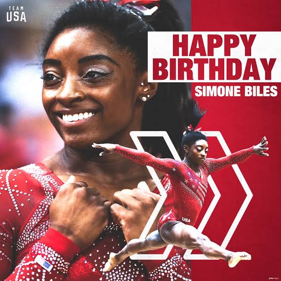 HAPPY BIRTHDAY! Simone Biles, the most decorated American gymnast in history, is celebrating her 27th birthday today!i