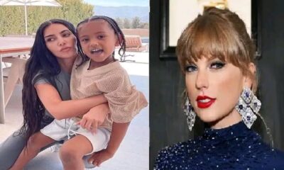 Breaking News:Kim Kardashian’s son Saint West, 8, criticizes and mocks Taylor Swift on his Instagram page and other social media handles, sparking controversy among followers as the drama resurfaces. Would you blame Kim or Kanye West over son juvenile attitude??