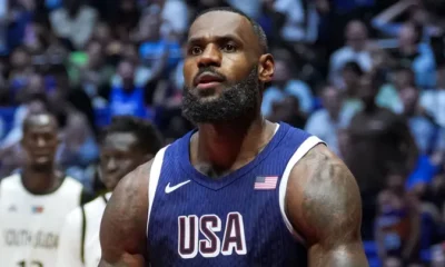 LeBron James named Team USA men's flag ........ for Paris Olympics opening ceremonies .......Full story in comment!!