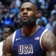 LeBron James named Team USA men's flag ........ for Paris Olympics opening ceremonies .......Full story in comment!!