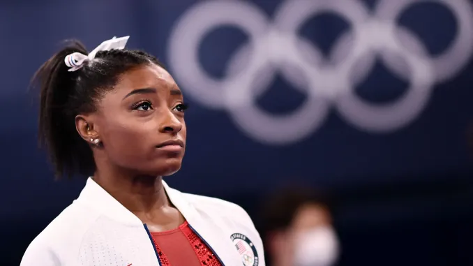 Simone Biles finishes off her return to the Olympics with a silver on floor exercise