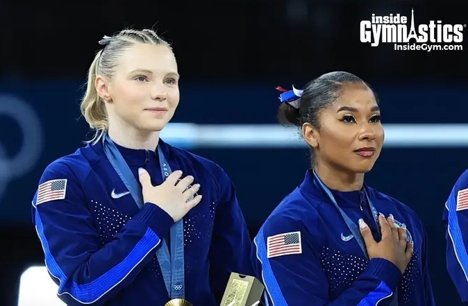 Jade Carey is offering her support and encouragement to USA Teammate Jordan Chiles amidst a very difficult circumstance that…Full Details Below!!