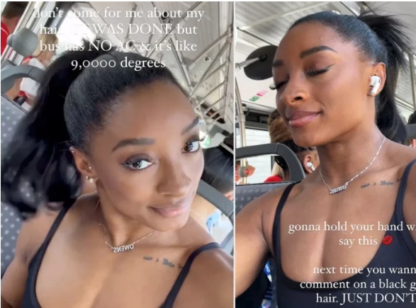 Simone Biles Celebrates the End of Paris Olympics Journey with Fresh New Hairstyle: ‘Gold Medal Stylist’ [PHOTOS]