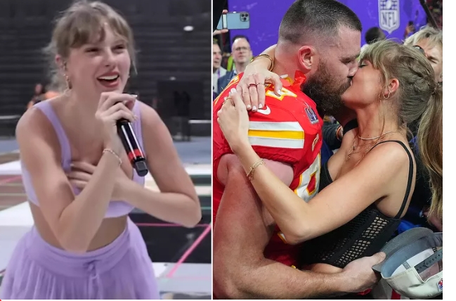 Simone Kendle, CEO Taylor Swift Has Been Wearing Her Diamond 'TNT' Bracelet from Travis Kelce on Tour - and in Her New Music Video