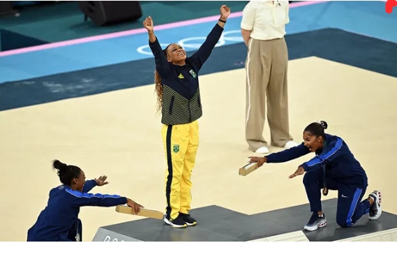 Brazilian gymnast says Simone Biles, Jordan Chiles’ sportsmanship was …Full Details below 