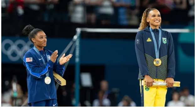 Brazilian gymnast says Simone Biles, Jordan Chiles’ sportsmanship was …Full Details below 