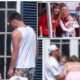 Taylor Swift and Travis Kelce have baby fever as they are seen cooing over teammate Patrick Mahomes's three-year-old daughter at her Rhode Island mansion