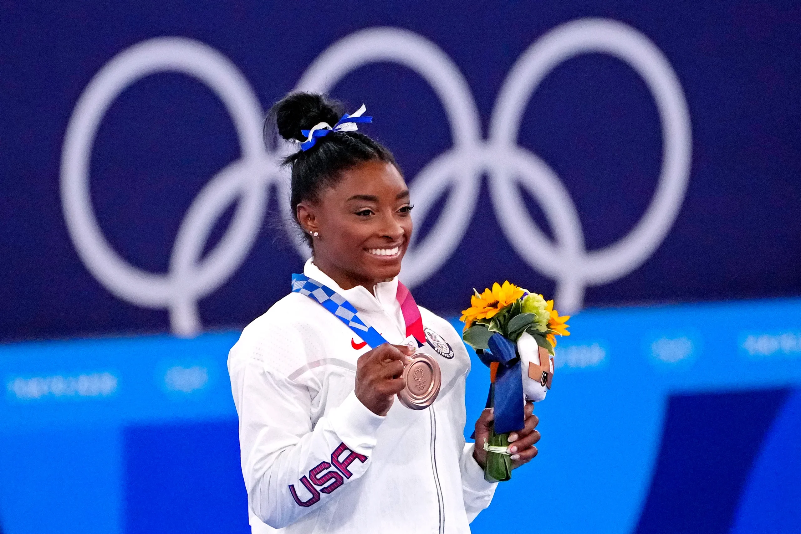 Simone Biles now has nine Olympic medals. Here’s a look at all of her wins.