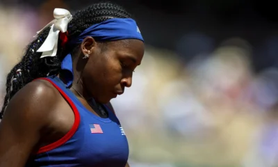 Coco Gauff out of singles tournament at Olympics after losing to Donna Vekic — and the chair umpire