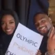 Simone Biles Poses with ‘Olympic F–king Champion’ Menu During Dinner with Jonathan Owens ; See Here ..