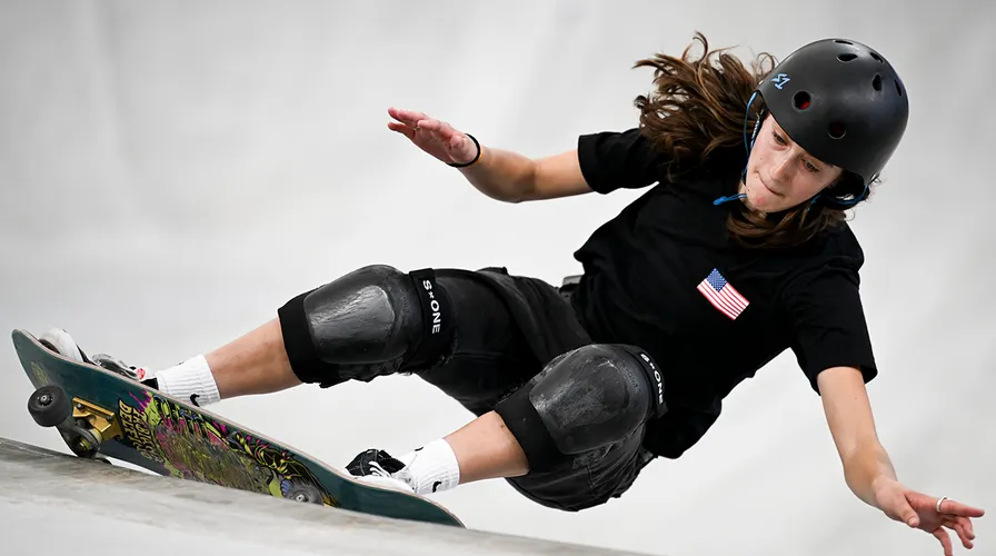 Olympic skateboarder, 18, discusses representing USA, how Games could grow sport