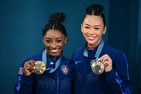 Olympic gymnastics: Simone Biles takes gold in all-around, becomes first American gymnast to win twice