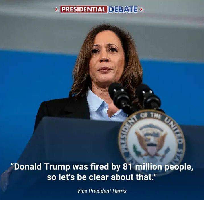 Vice President Harris says former President Donald Trump is “having a very difficult time processing that” he lost the last presidential election during the ABC News Presidential Debate.