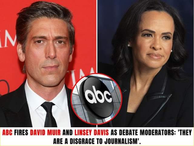 Debate Moderators Linsey Davis And David Muir Reportedly Fired By ABC, “They Are A Disgrace To Their Profession”