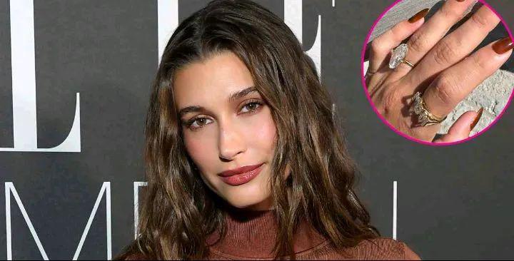 Breaking: Hailey Bieber Shows Off New Diamond ‘Mom’ Ring and Coffee Manicure After Giving Birth…see more