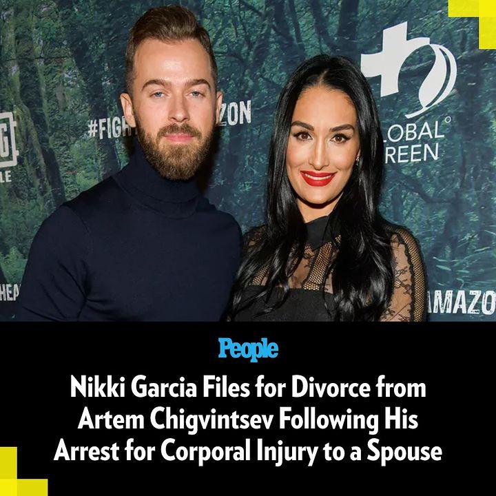 BREAKING NEWS:Nikki Garcia has filed for divorce from Artemis Chigvintsev after two years of marriage. | : Getty