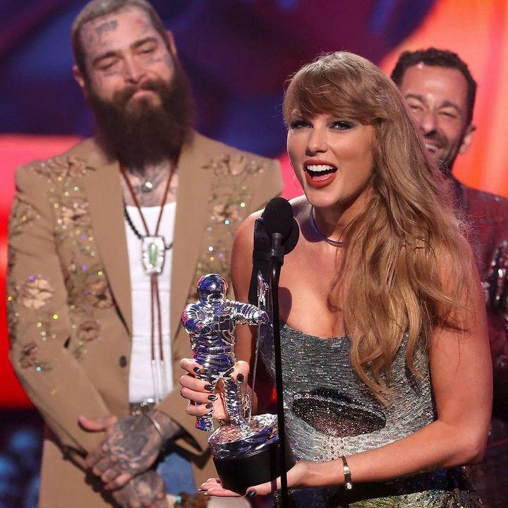 Records were broken last night as the chairman became the MOST AWARDED SOLO ARTIST in #VMAs history! We’ll cheer loudly from any corner for you every day, @Taylor swift!  : John Shearer and Mike Coppola