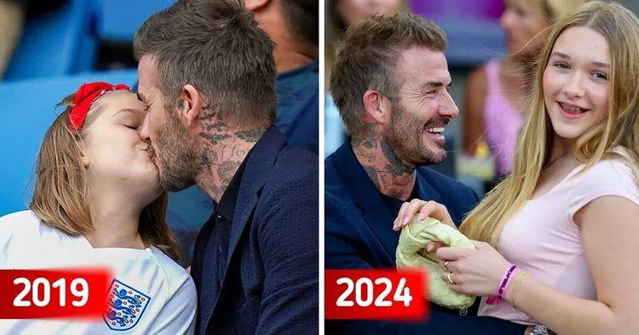 JUST IN: David Beckham revealed he can't say "no" to his daughter. So, here’s why he does kiss his 12-year-old daughter Harper on the lips......