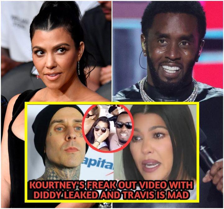 Shocking: Kourtney Kardashian Breaks Down After Leaked “Freak Off” Video at Diddy’s Party Goes Viral