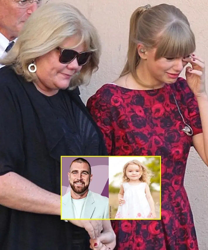 Shocking : Taylor swift Teary-eyed and Heartbroken finding out that Travis Kelce has a 2 YO Daughter that is replica of him. The mother got everyone talking