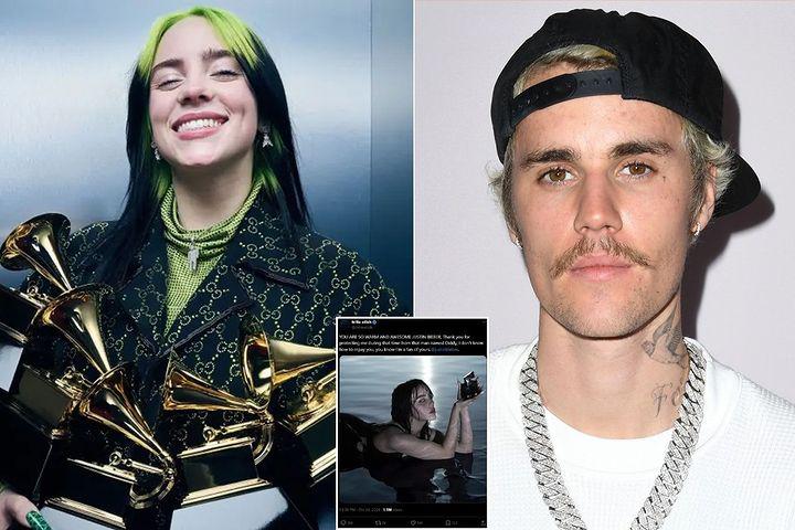 Billie Eilish thanks Justin Bieber for protecting and warning her against Diddy’s threats when she first became famous: “YOU’RE SO WARM AND AWESOME JUSTIN”. Read her emotional post for Justin Bieber