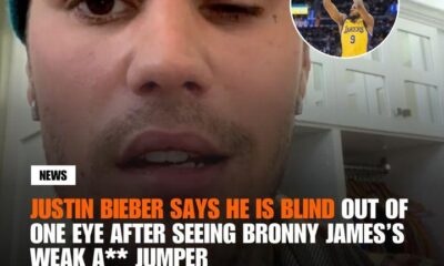 JUSTIN BIEBER CLAIMS HE LOST SIGHT IN ONE EYE AFTER SEEING BRONNY JAMES’S “WEAK A**” JUMPER