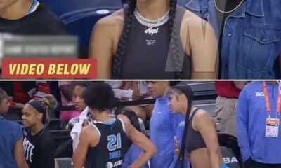 Angel Reese injured on bench watches game! Bri Turner hit in eye, Angel Reese checks on her – Chicago Sky vs Dallas Wings WNBA basketball