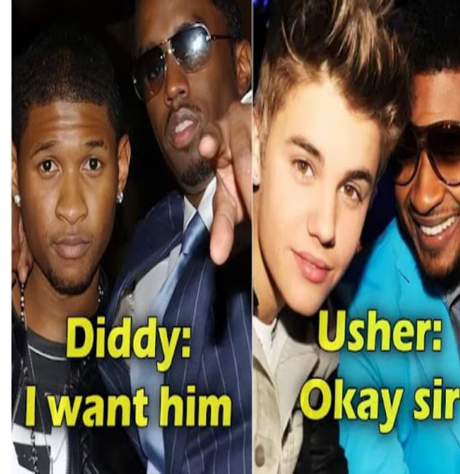 Diddy ate his student Usher when Usher was 13, then Usher gave Diddy Justin Bieber when he was 15. It was Usher who pushed Justin into a dead end. There are more horrible pictures than this that I can't post on Threads, you know? You can see them in the comments below