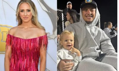 Pregnant Brittany Mahomes Shares Sweet Photo of Husband Patrick with Son Bronze at High School Football Game