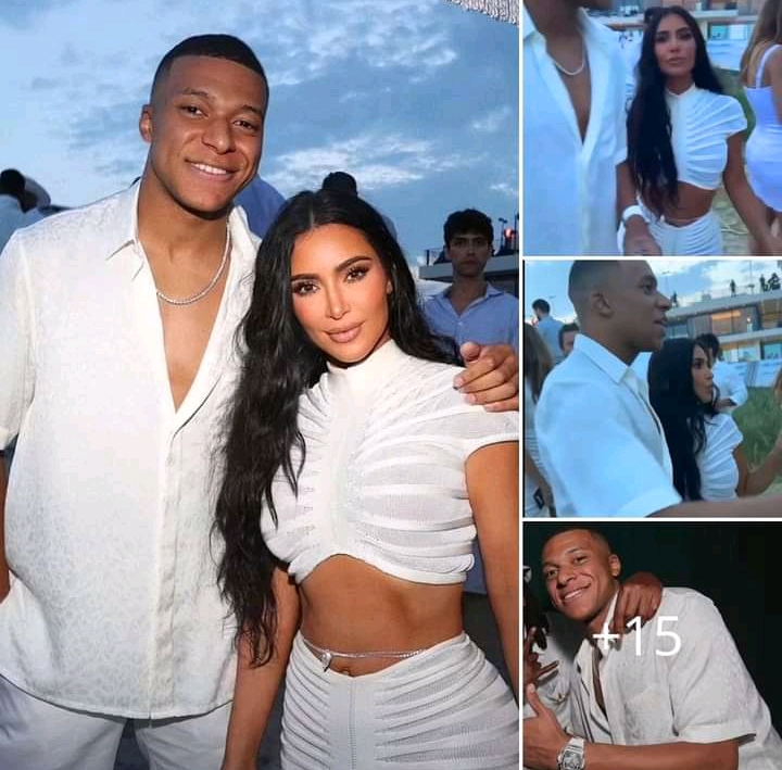 Breaking News: Fans React as Kim Kardashian Spotted Dancing with Handsome French Footballer Kylian Mbappe at Billionaire Michael Rubin’s Star-Studded Party in The Hamptons!