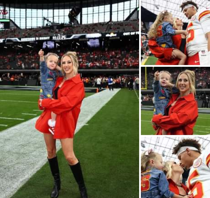 Fans BLASTS and ROAST Pregnant Brittany Mahomes for wearing a Stylish and EXPENSIVE $20,850 Red Miniskirt and Knee-High Boots for Chiefs-Raiders Game – “Cover yourself!, you are pregnant… She’s always trying to be in the spotlight.”