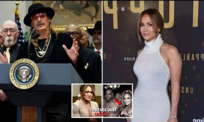 KID ROCK refused to let JENNIFER LOPEZ on stage ” SHE IS NOT WORTHY ” causing her to be dragged out by security under the endorsement of… See more.