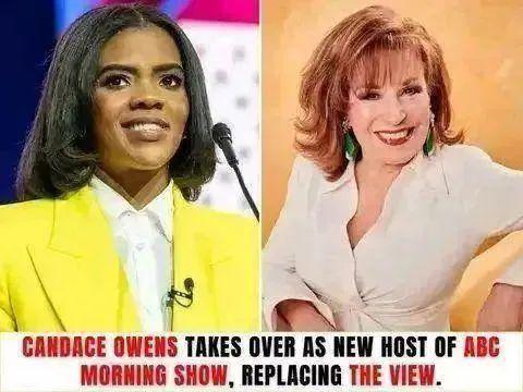 Breaking News: Candace Owens takes over as new host of ABC Morning Show, replacing The View.....See More