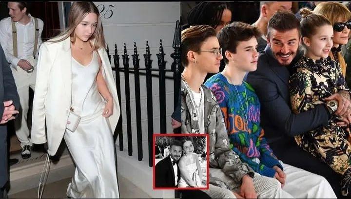 SHOCKING NEWS: David Beckham recently declared “I will bring my daughter into showbiz and she will definitely become famous, something her three older brothers have not been able to do, because she is beautiful, talented and I love her…see more