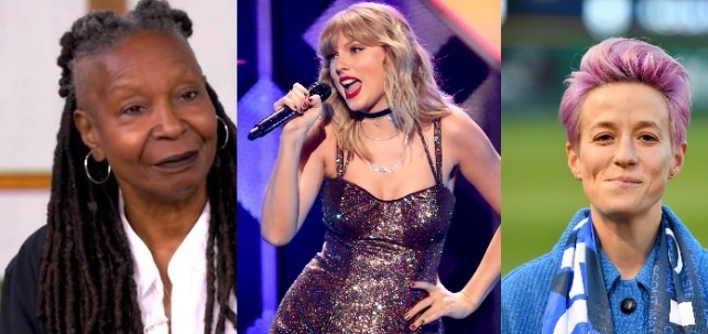 Iconic actress and talk show co-host, Whoopi Goldberg, alongside soccer superstar Megan Rapinoe, and Travis Kelce Girlfriend Taylor Swift declared their intentions to leave America