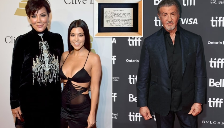 Kris Jenner gifts Kourtney Kardashian's son Rocky a handwritten letter from Sylvester Stallone