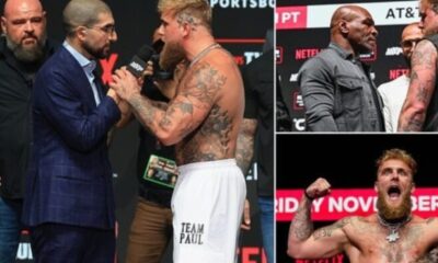 NFLJake Paul sends chilling three-word warning to Mike Tyson ahead of their Netflix bout – after heavyweight legend SLAPPED rival in final face-off