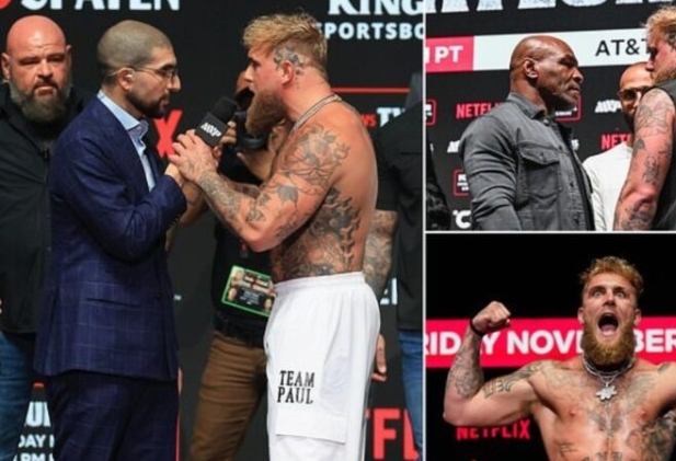 NFLJake Paul sends chilling three-word warning to Mike Tyson ahead of their Netflix bout – after heavyweight legend SLAPPED rival in final face-off