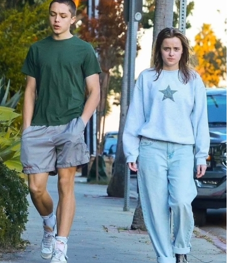 Brad Pitt and Angelina Jolie’s twins Knox and Vivienne, 16, look just like their famous parents on LA outing...