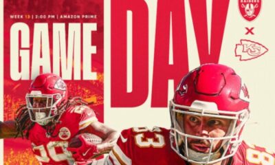 RED FRIDAY— IT’S GAMEDAY, CHIEFS KINGDOM : Kansas City Chiefs Face Off Against Rival Las Vegas Raiders in Key AFC West Matchup with Playoff Implications on the Line