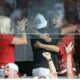 Taylor Swift Arrives Late to Browns vs. Chiefs Game—but little did she know that her boyfriend, NFL star Travis Kelce, had a life-changing plan waiting for her. After leading the Chiefs to a thrilling victory, Kelce stunned everyone by proposing to Swift in front of her parents and thousands of cheering fans. Swift was visibly emotional as she stepped forward, nodding before saying, “Yes!” Her parents, Scott and Andrea Swift, watched proudly from the sidelines, joining in the celebration as the crowd erupted into cheers and applause…see