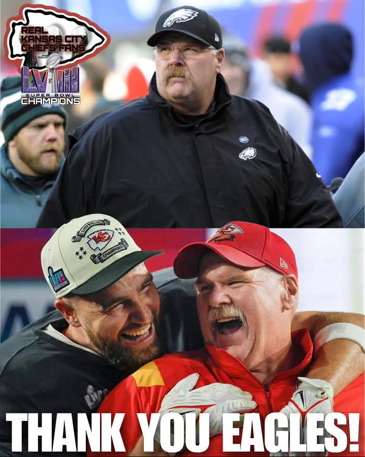 On this day 12 years ago the Philadelphia Eagles fired Andy Reid after 13 years coaching the team he had a 130-93-1 record. Since then they’ve had FOUR Head Coaches and Andy Reid’s won THREE Super Bowl Titles with the Chiefs! Thank you Philadelphia Eagles!