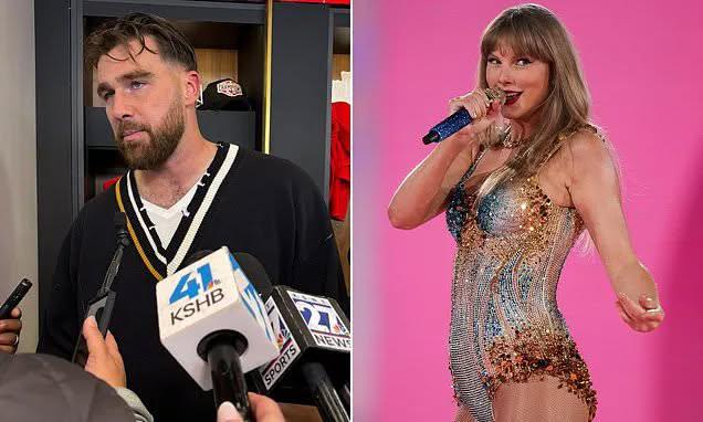 Travis Kelce became emotional as he REVEALS how he felt to miss Taylor Swift’s final Eras Tour show after Chiefs win