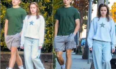 Brad Pitt and Angelina Jolie’s twins Knox and Vivienne, 16, look just like their famous parents on LA outing